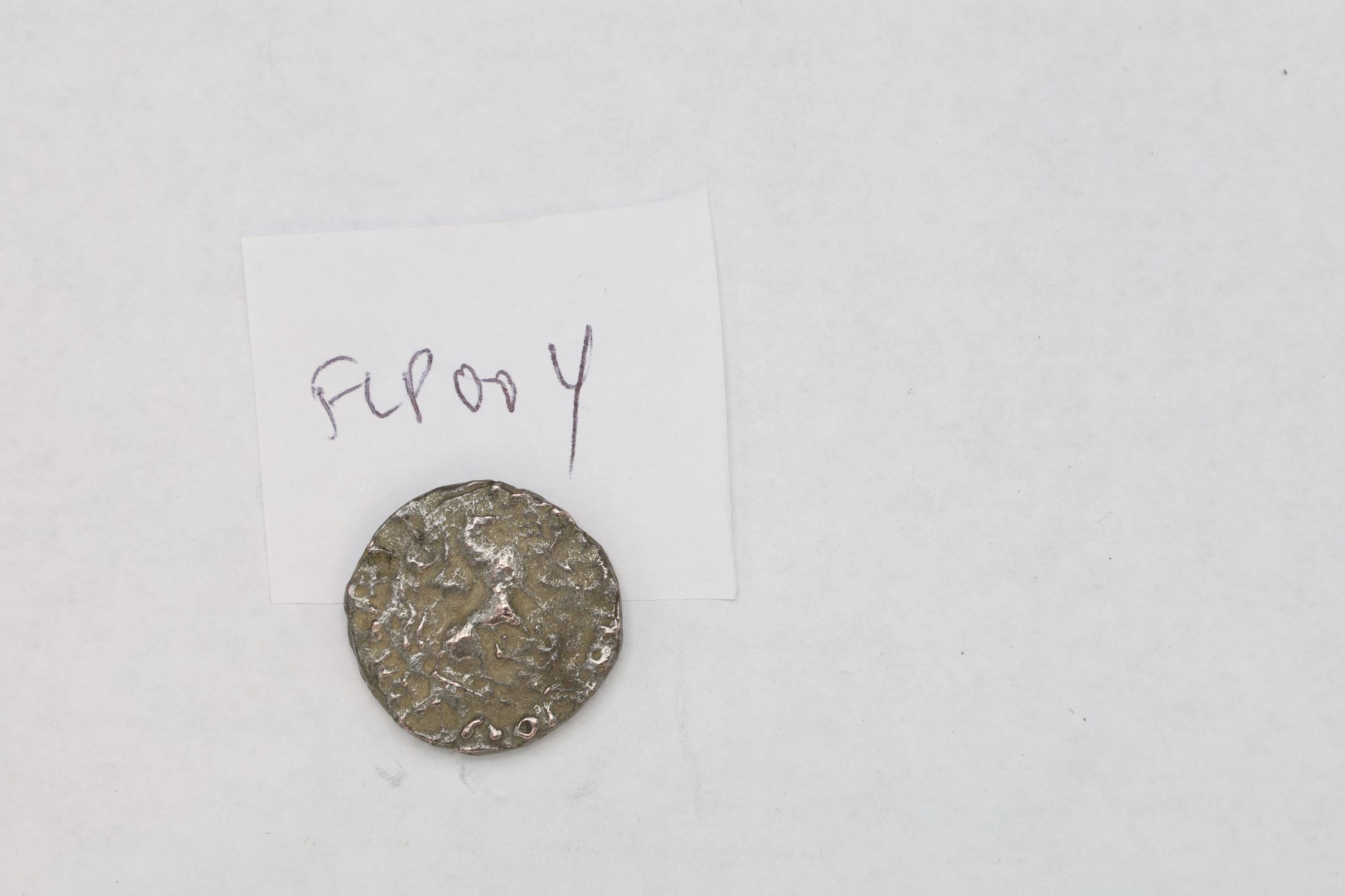 Ancient 1st Century BCE Hellenistic Billon Coin, Indo Scythian Kingdom Of Azes II, Bactria In Central Asia, Numismatics And Collectibles