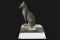 Ancient Egypt Sculpture Of A Cat, A Late Dynastic To Ptolemaic Period, Circa 664 To 30 BCE Bastet, God Bubastis Cast Bronze Art Statuette