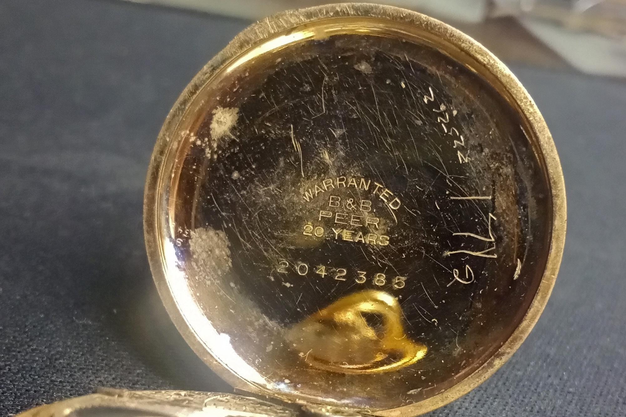 Antique 1902 Elgin Pocket Watch, Serial 9509043 Grade 269 And Movement 2385 WORKING, Seven 7 Jewels, Bates And Bacon Case