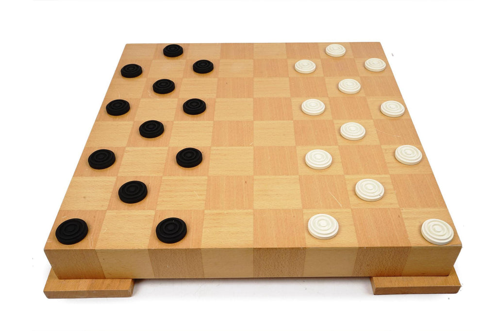 Vintage 1990s And Original Chess And Checkers Set In A Postmodern Design By Famous American Architect Michael Graves, Board Games