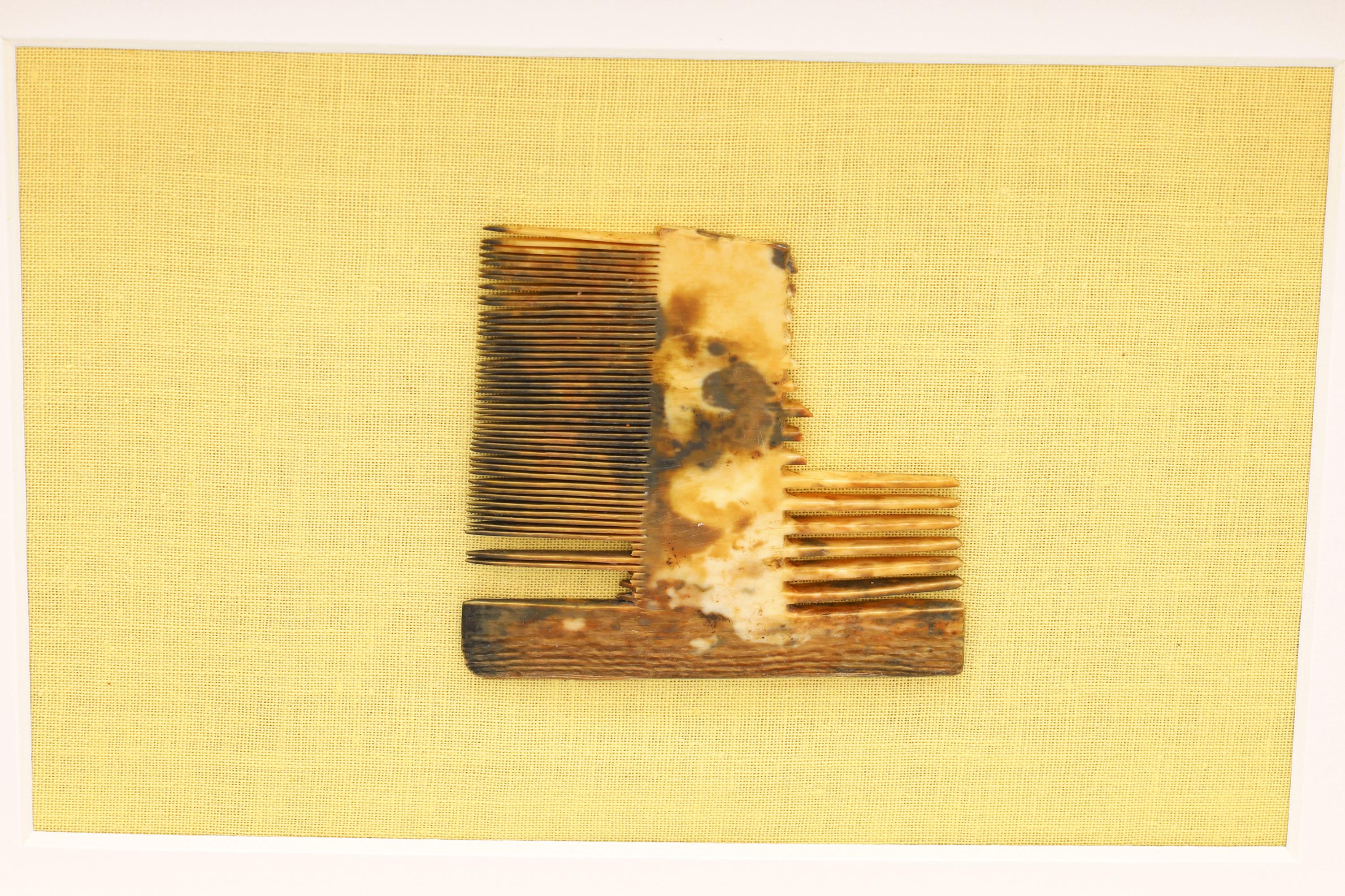 Hair Comb, Byzantine Trade Route, Antique 14th Century Fashion Accessory, Found At The Shores Of Thames River UK