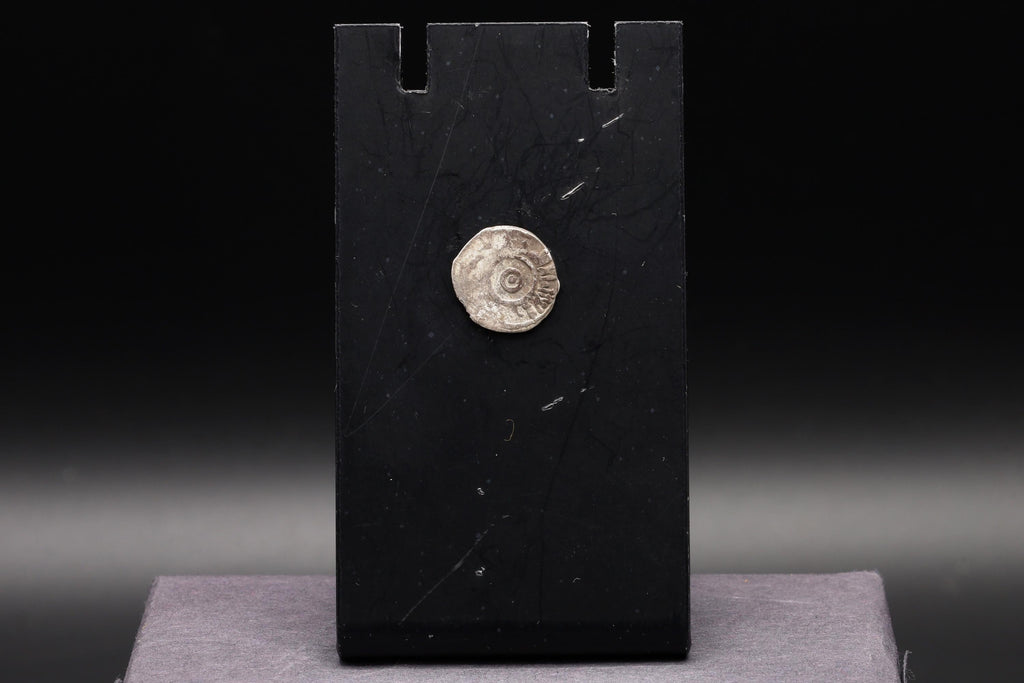 Medieval Egypt, Fatimids, al-Aziz Billeh, Fractional Value Of Half Dirham, Silver Coin With Arabic Calligraphy. Numismatics Collectibles