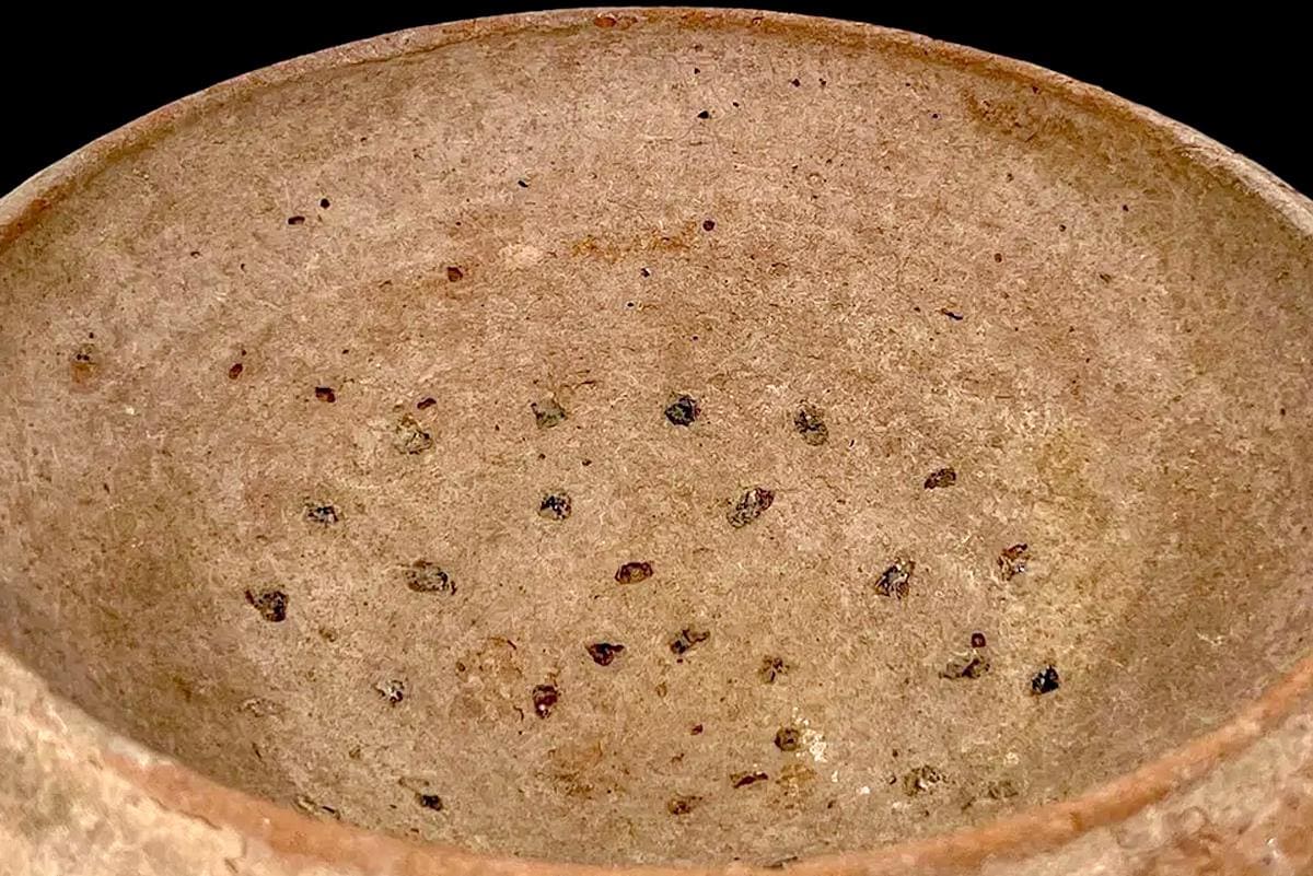 Extremely Rare Ceramic Plate, Ancient Holy Land, Levant, Israel, A Terracotta Mortarium Grating Bowl, 1st C AD Roman Empire Antiquities