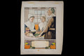 Old Fashioned Thanksgiving, Hand Painted Illustration For November 24, 1904 The Youth's Companion Weekly Magazine, A Re Do From 1950s