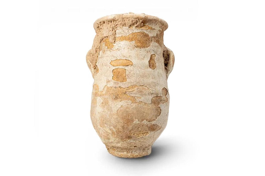 Ancient Egypt, Faience Ceramic Utilitarian Pithoi Vessel, Dated Ca 300 BCE To 80 AD. Hellenistic Ptolemaic To Early Roman Egyptian Province
