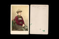 Antique 1870s Carte De Visite With A Bregenzerwald Verein Female Farmer, Alps Mountains, Austrian Hungary Empire, CVD By Albert Kretschmer