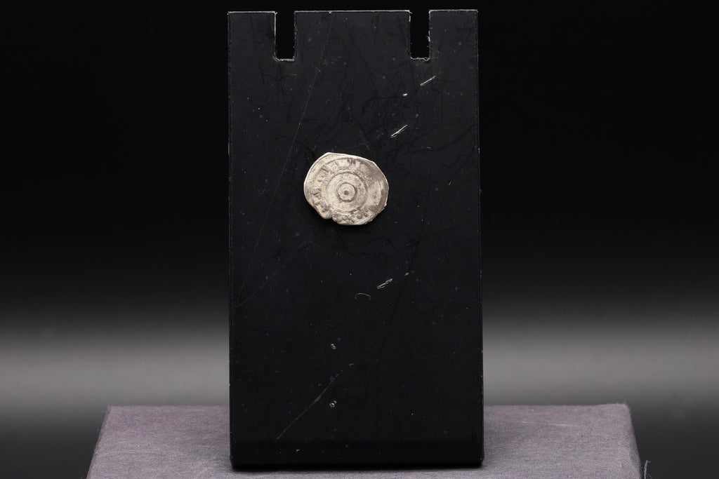 Medieval Egypt, Fatimids, al-Aziz Billeh, Fractional Value Of Half Dirham, Silver Coin With Arabic Calligraphy. Numismatics Collectibles