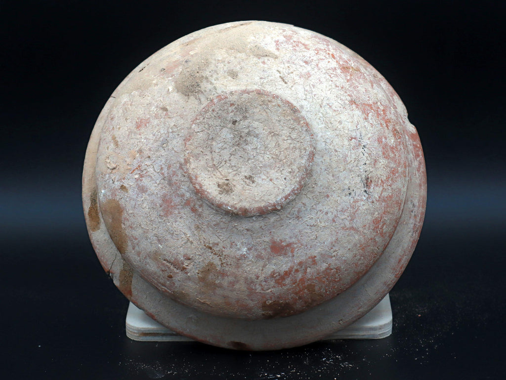 Ancient Judaean, Holy Land Ceramic Bowl, Roman Empire Circa 1st Century AD In Palestine, A Shallow Terracotta Offering Bowl, Antiquities