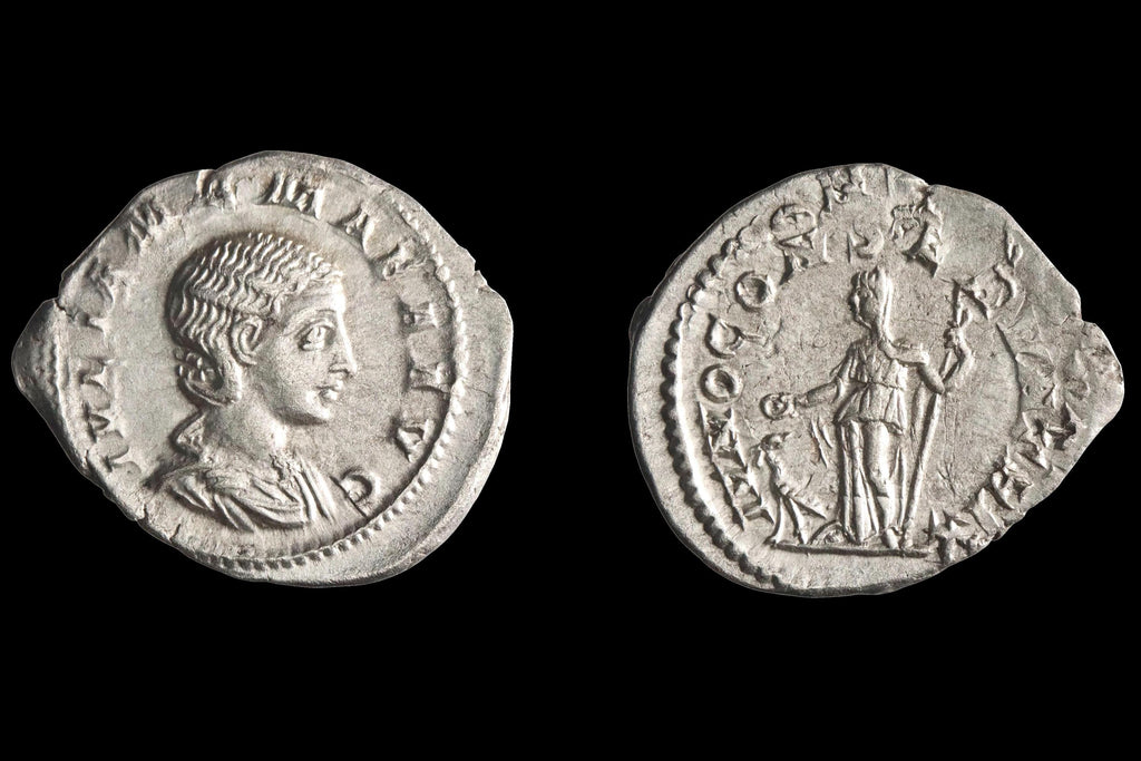 Ancient Roman Empire, 3rd Century AD, Julia Mamaea Silver Denarius Coin, Severan Dynasty Numismatics And Historical Antiquities Collectibles