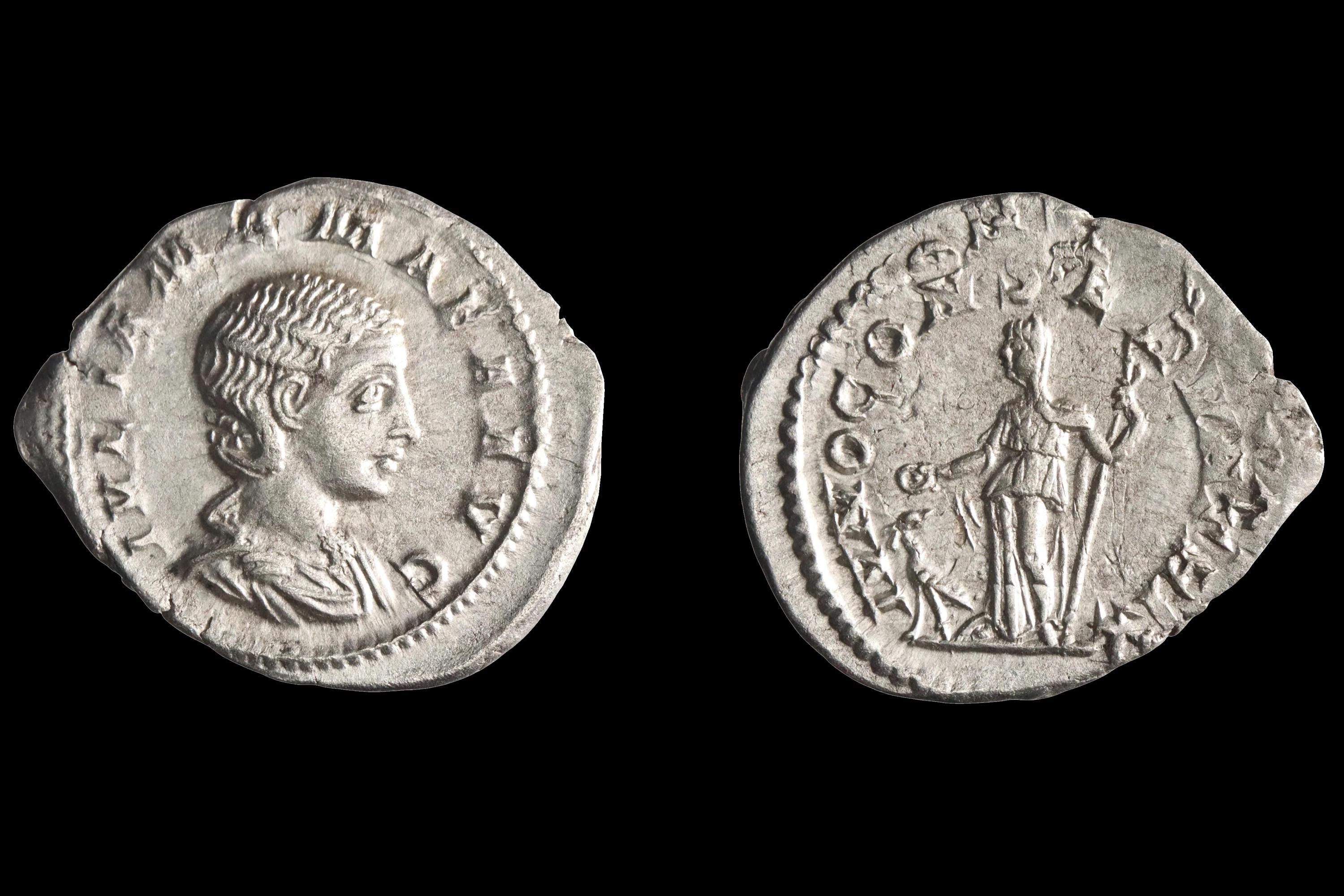 Ancient Roman Empire, 3rd Century AD, Julia Mamaea Silver Denarius Coin, Severan Dynasty Numismatics And Historical Antiquities Collectibles