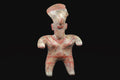Ancient Pre Columbian Nayarit Pottery Art, Full Body Female Figure, Chinesco Type 300 BCE to 300 AD, West Mexico, Mesoamerican Burial Idol
