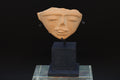 Ancient Huastec Head Figure Probably With Mask On, Circa 500AD Panuco River Style, Veracruz Pre Columbian Ceramic Idol, Prehispanic Mexico