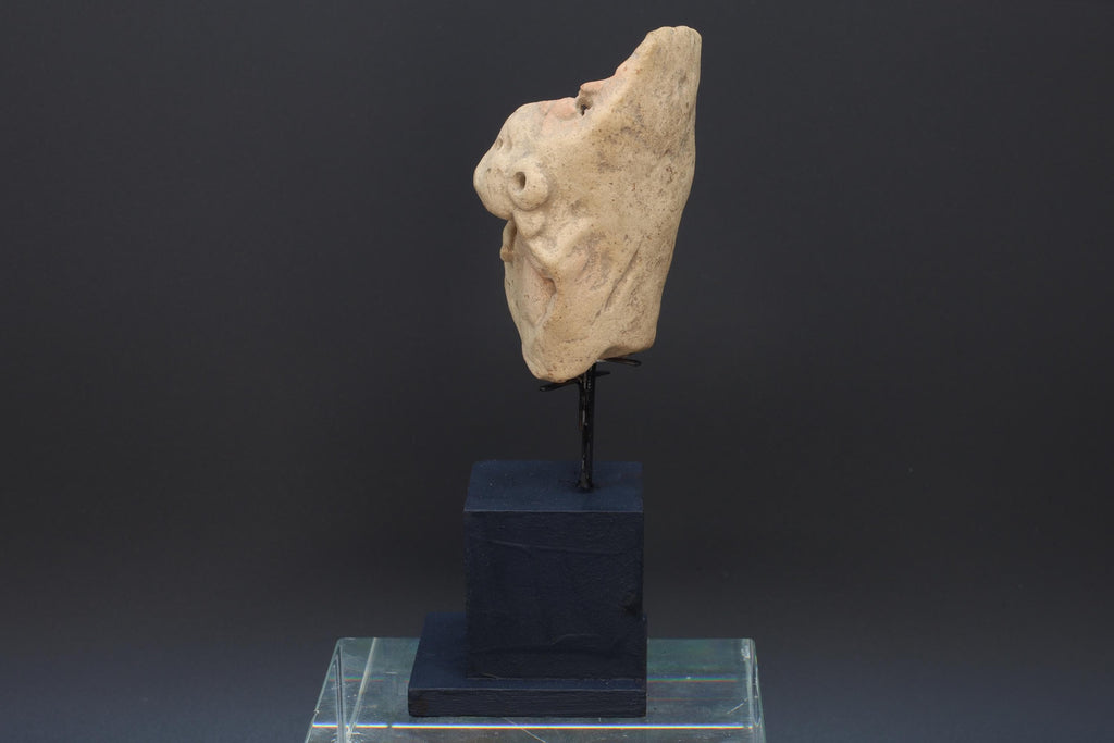 Early And Rare Huastec Pottery Idol Figure, Circa 300 AD Panuco River Style, Veracruz Pre-Columbian Ceramic Idol Figure, PreHispanic Mexico
