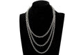 Vintage 1990s RELIOS Sterling Silver Chain Necklace XXL, Carolyn Pollack Fashion Jewelry Accessories, Extra Long Chain