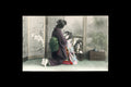 Uncirculated Postcard From Japan, Early 20th Century Hand Colored Postal Memorabilia, OkikuSan And AyameSan Shimada Hairstyle, Late Meiji