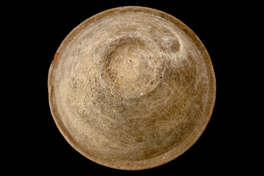 Extremely Rare Ceramic Plate, Ancient Holy Land, Levant, Israel, A Terracotta Mortarium Grating Bowl, 1st C AD Roman Empire Antiquities
