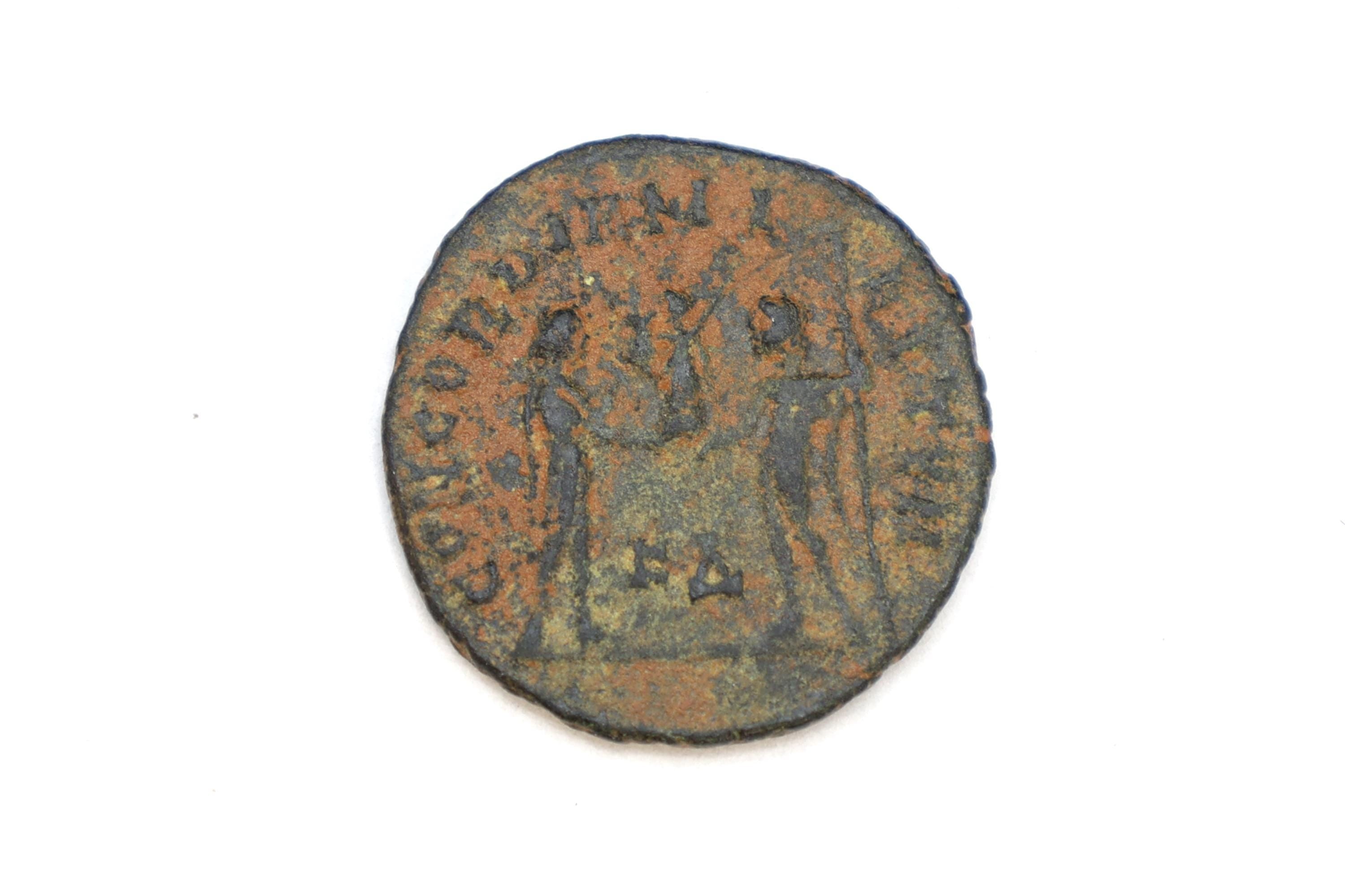 Ancient Roman Empire Coin, Maximian Imperator, Antoninianus Cyzicus, Concordia Militum, 3rd Century AD, Numismatics Historical Collectibles