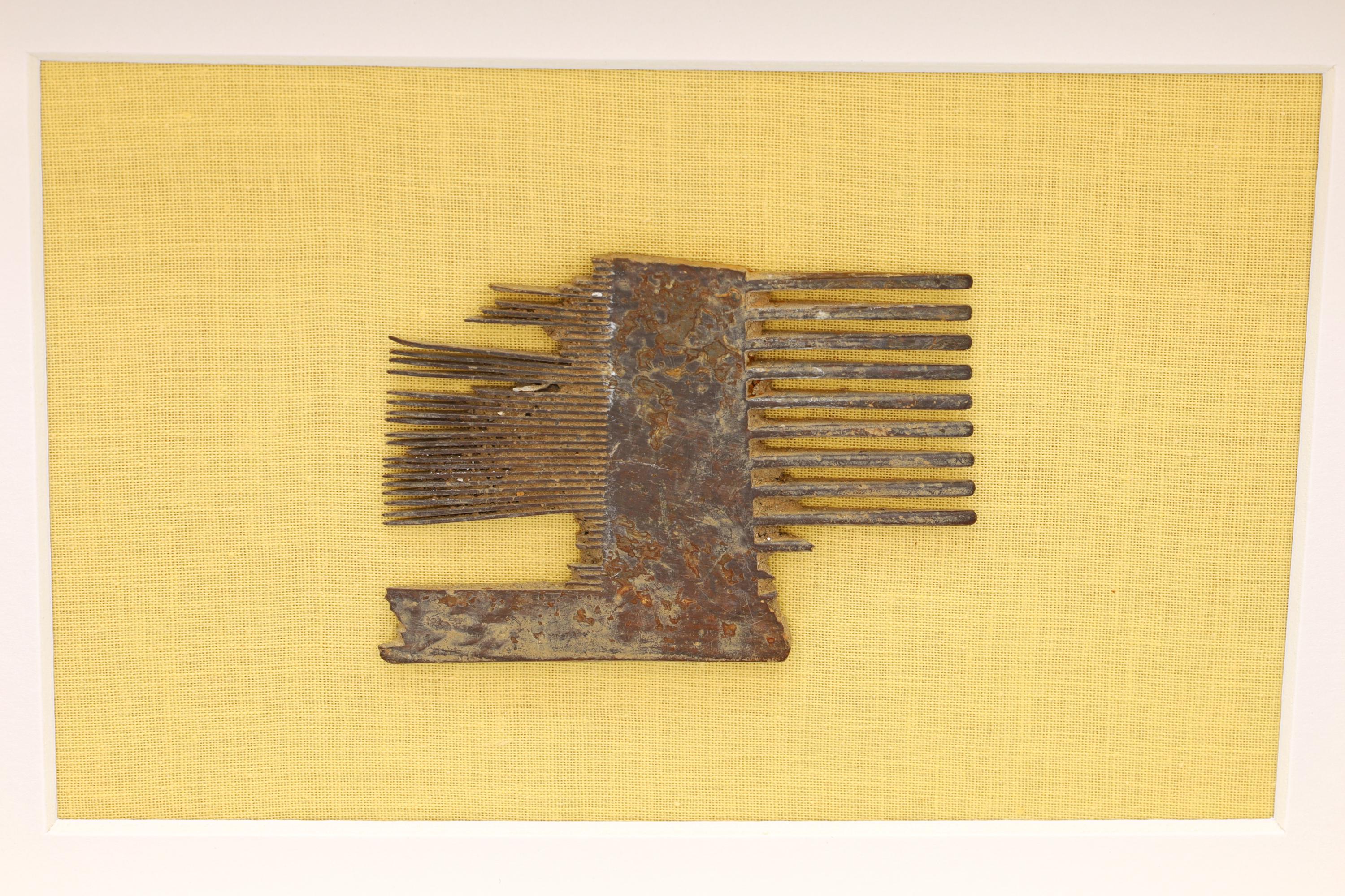 Hair Comb, Byzantine Trade Route, Antique 14th Century Fashion Accessory, Found At The Shores Of Thames River UK