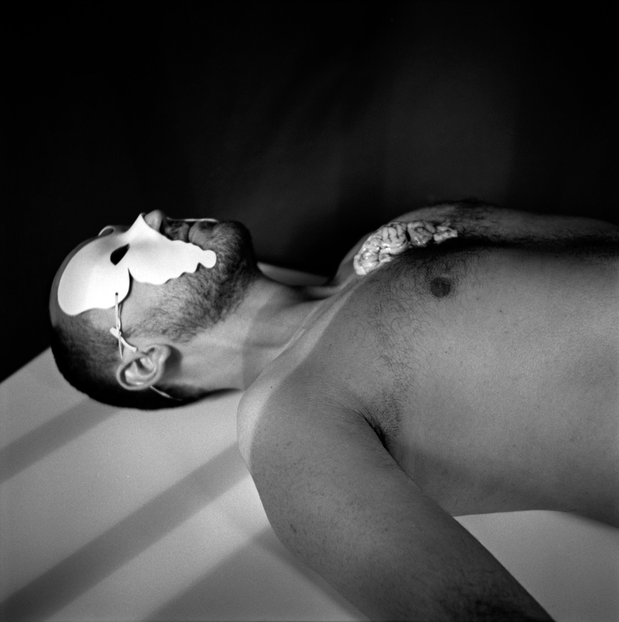 Thinking And Dreaming From The Deeps Of The Heart, A 24 x 24 In Photo Print From The Dark Book Series. Madrid, Spain 2009. Hand Signed Art