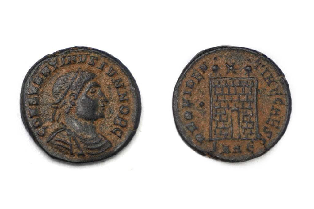Ancient Roman Empire Follis Bronze Coin, Emperor Constantinus II, Providentiae Caesares, Heraclea, Numismatics And Historical Collectibles