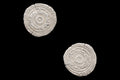Medieval Egypt, Fatimids, al-Aziz Billeh, Fractional Value Of Half Dirham, Silver Coin With Arabic Calligraphy. Numismatics Collectibles
