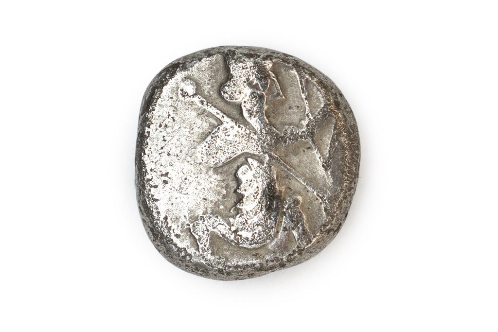 Silver Siglos Coin, Asia Minor, Ancient Achaemenid Empire 4th Century BCE, King Artaxerxes II Mnemon, Numismatics, Antiquities, Collectibles