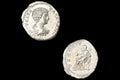 Ancient Roman Empire, 3rd Century AD, A Silver Denarius Coin. Emperor Geta As Caesar, Numismatics And Historical Antiquities Collectibles