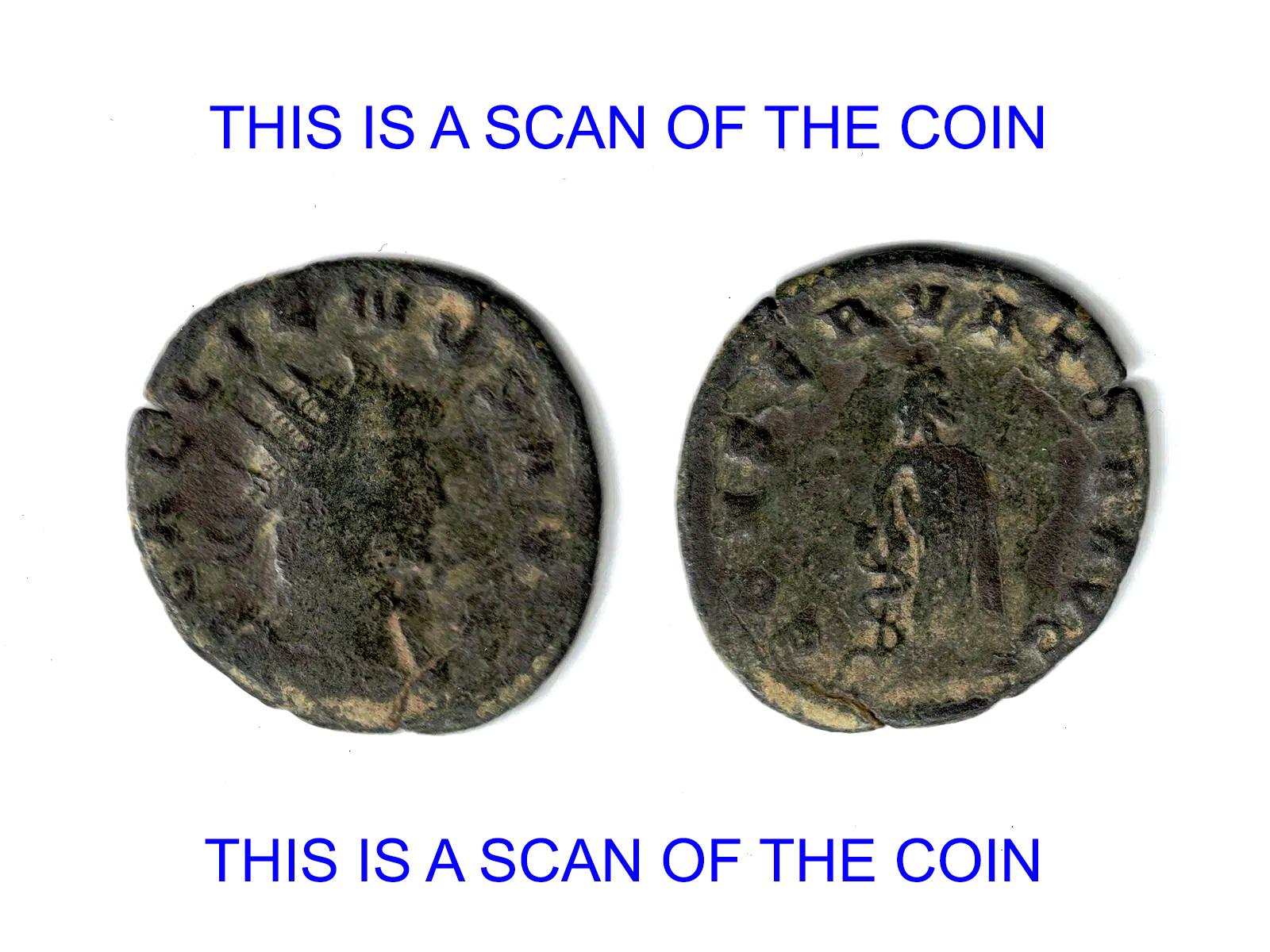 Ancient Roman Empire, Emperor Gallienus, 3rd Century AD Antioninianus Coin, Asclepius, Numismatics And Historical Collectibles