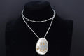 Michael Katz Israel, Sing and Rejoice, Dancing Figures On A Pendant Brooch With Twisted Rope Chain, Mid Century Mod Fashion Accessories