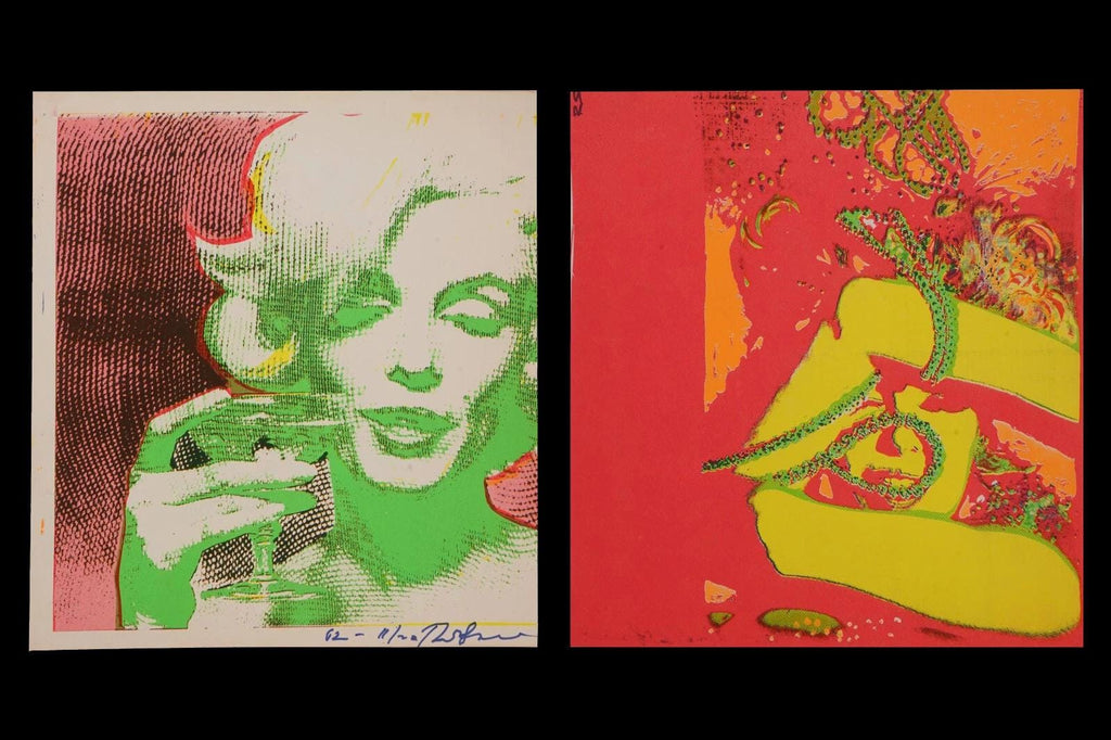 Bert Stern, American, 1929 to 2013, serigraph portraits of Marilyn Monroe in the pop art style from the Last Sitting series, Vogue magazine