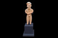 Ancient Pre-Columbian Colima Pottery Standing Male Figure, Full Body Idol Dated Between 200 BCE To 250 AD, Western Mexico, Mesoamerica Art
