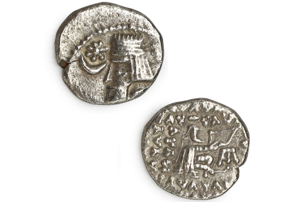 Ancient Silver Coin Drachm, King Of Parthia Artabanos III, Mithradatkart 1st Century AD Numismatics And Collectibles