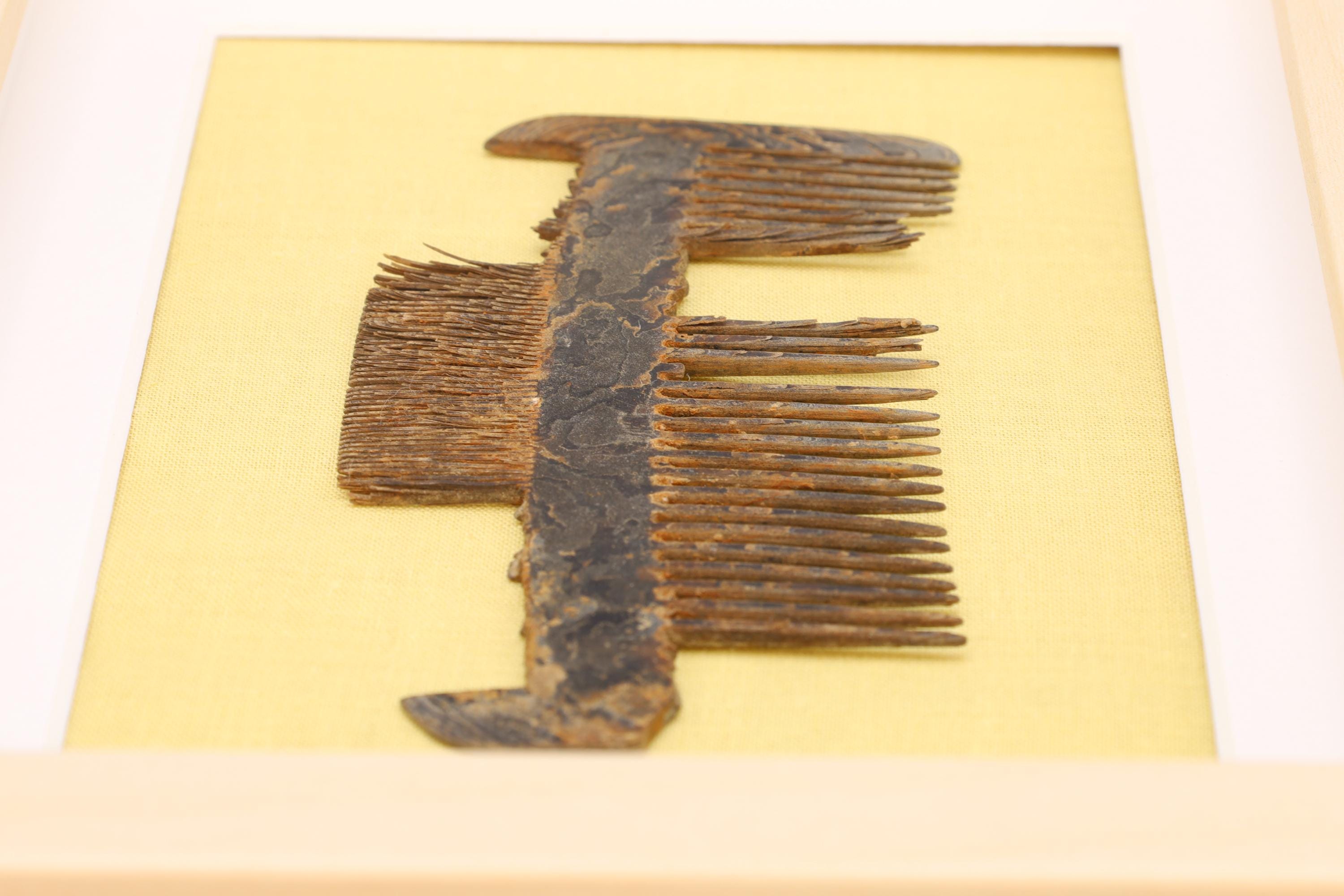 Hair Comb, Byzantine Trade Route, Antique 14th Century Fashion Accessory, Found At The Shores Of Thames River UK