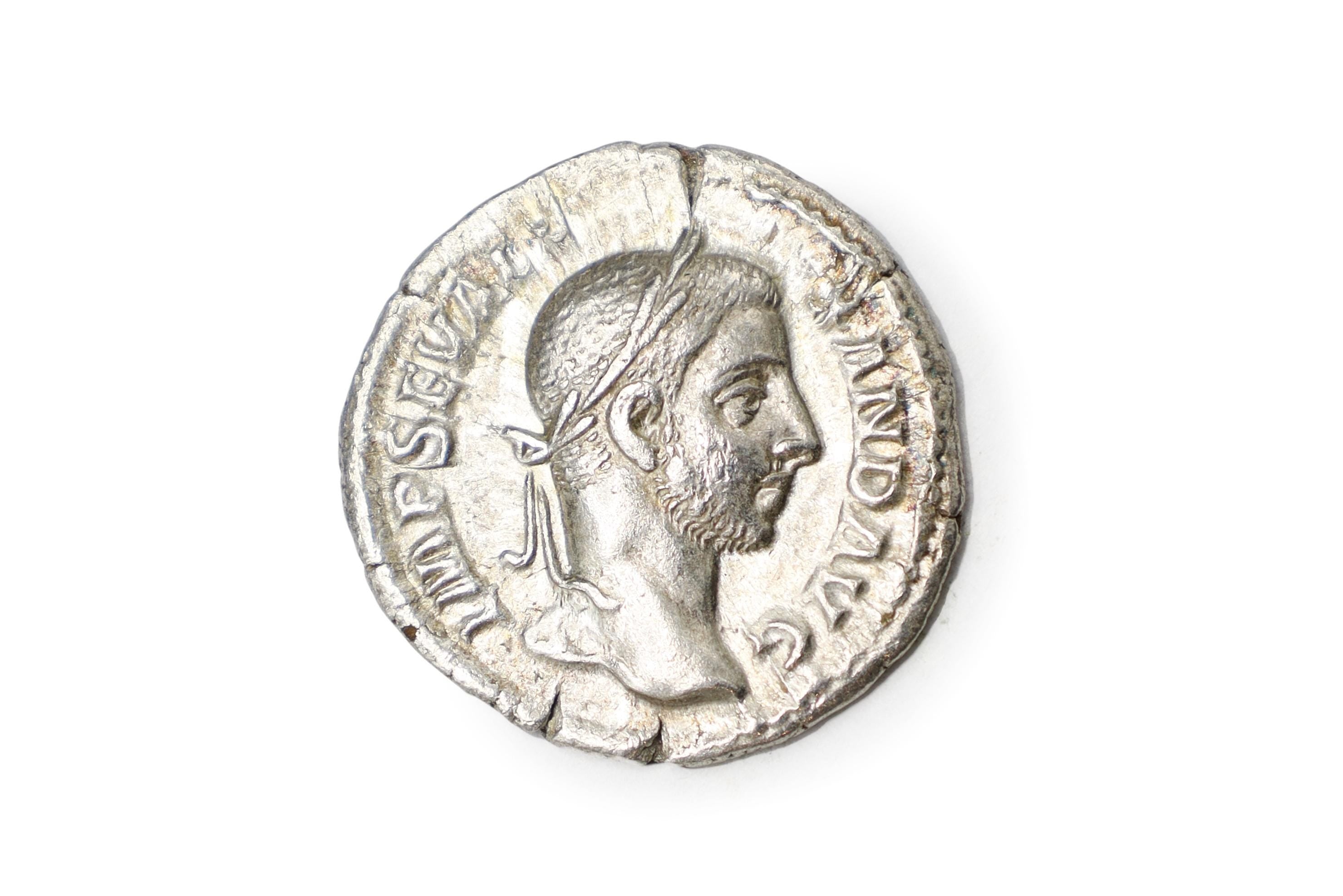 Ancient Roman Empire, 3rd Century AD, A Silver Denarius Coin. Emperor Severus Alexander, Numismatics And Historical Antiquities Collectibles
