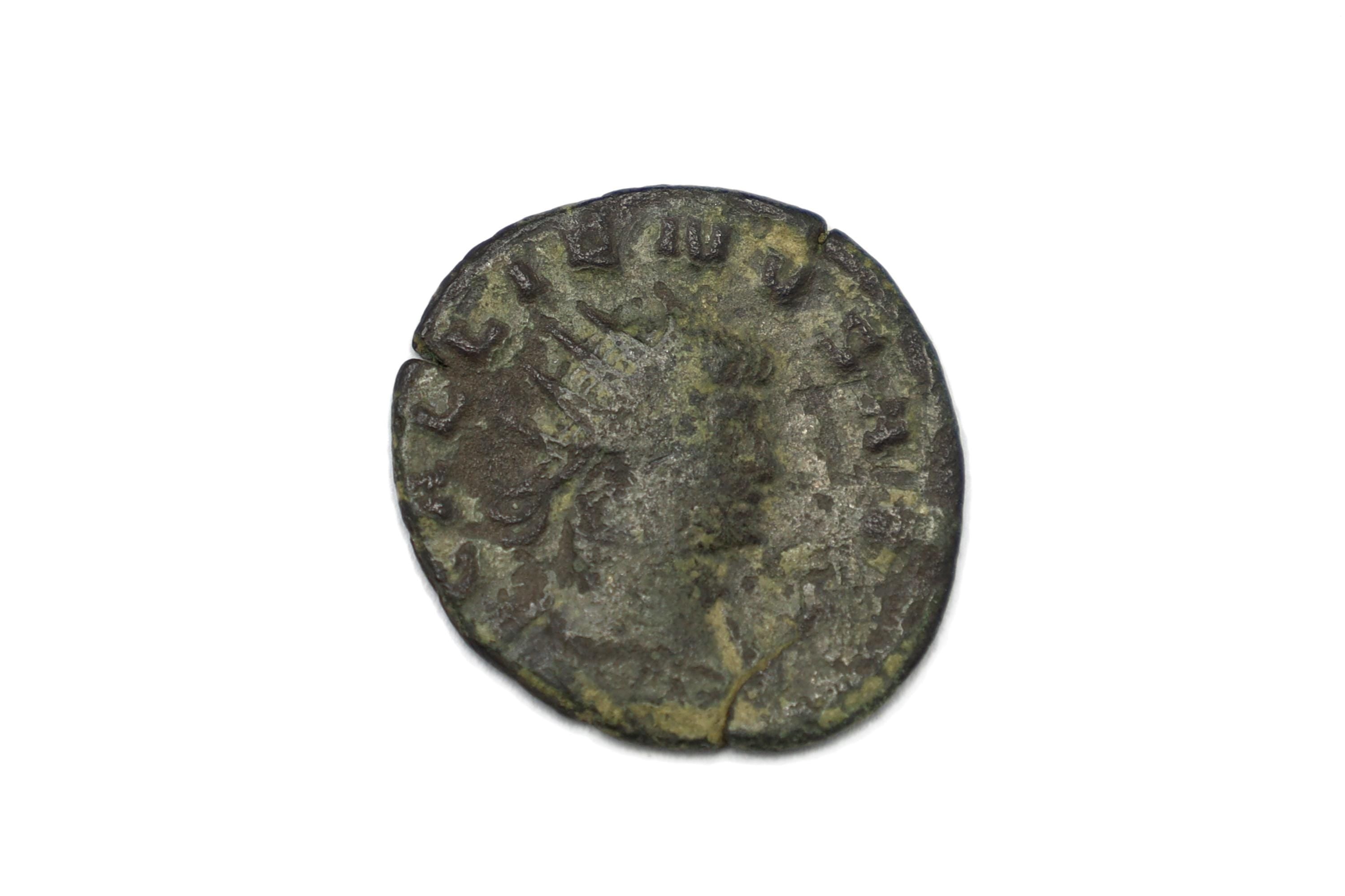 Ancient Roman Empire, Emperor Gallienus, 3rd Century AD Antioninianus Coin, Asclepius, Numismatics And Historical Collectibles