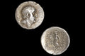 Ancient Hellenistic Greek Coins, Ariobarzanes I King of Cappadocia, Silver Drachm Goddess Athena, Numismatics And Historical Antiquities