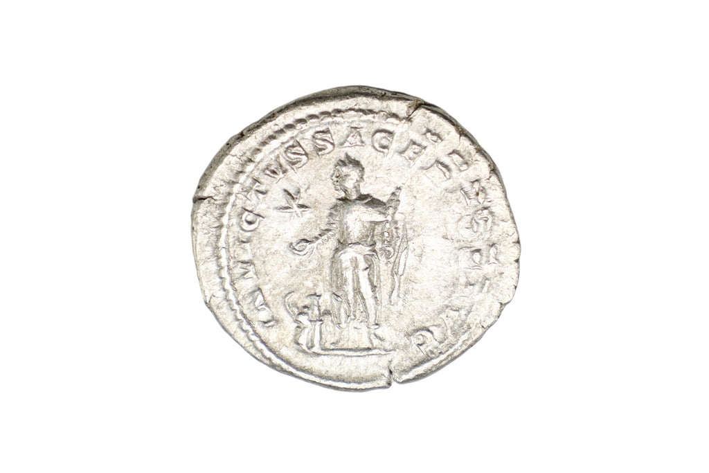 Ancient Roman Empire, 3rd Century AD, A Silver Denarius Coin. Emperor Elagabalus Numismatics And Historical Antiquities Collectibles