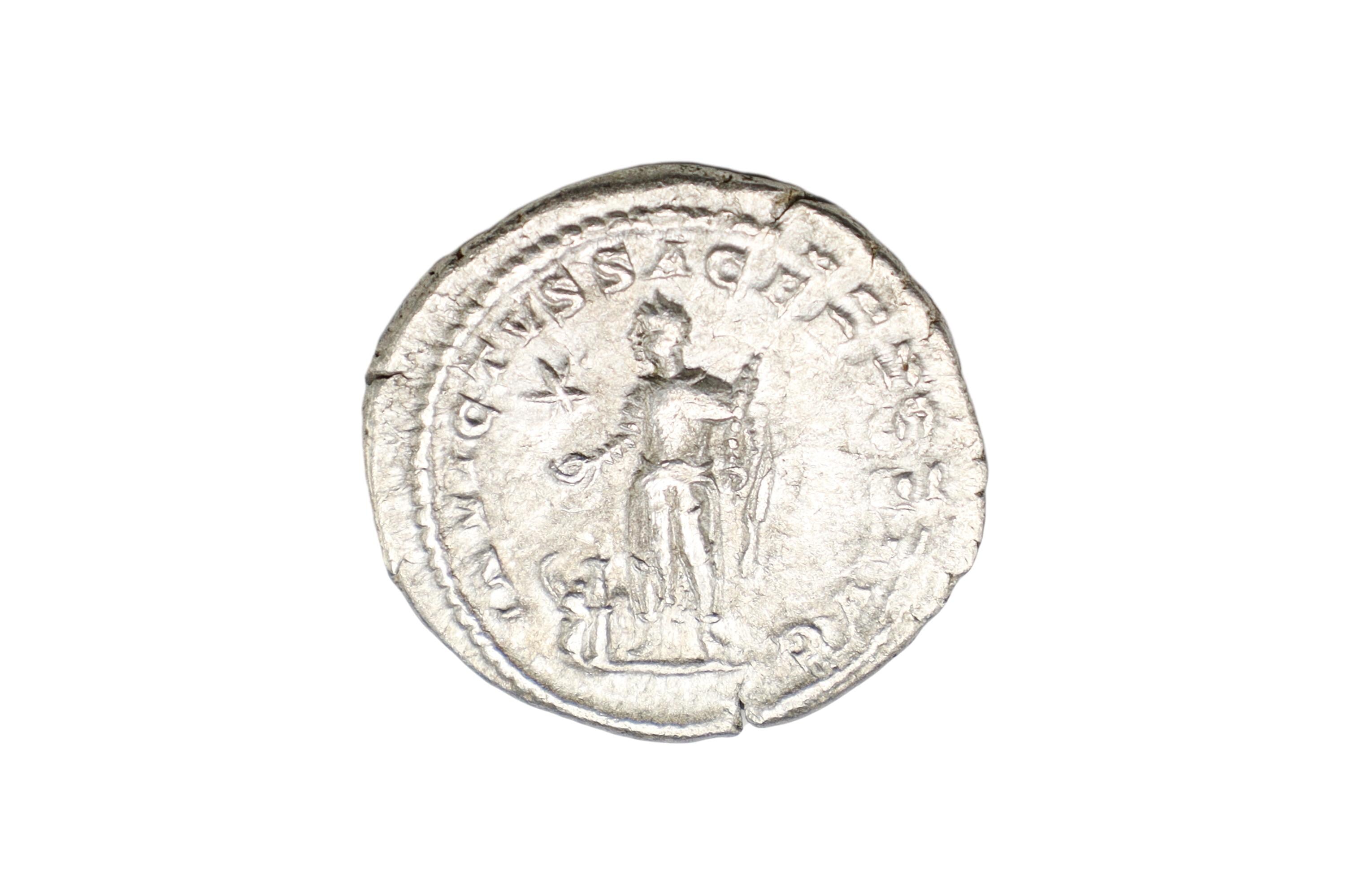 Ancient Roman Empire, 3rd Century AD, A Silver Denarius Coin. Emperor Elagabalus Numismatics And Historical Antiquities Collectibles