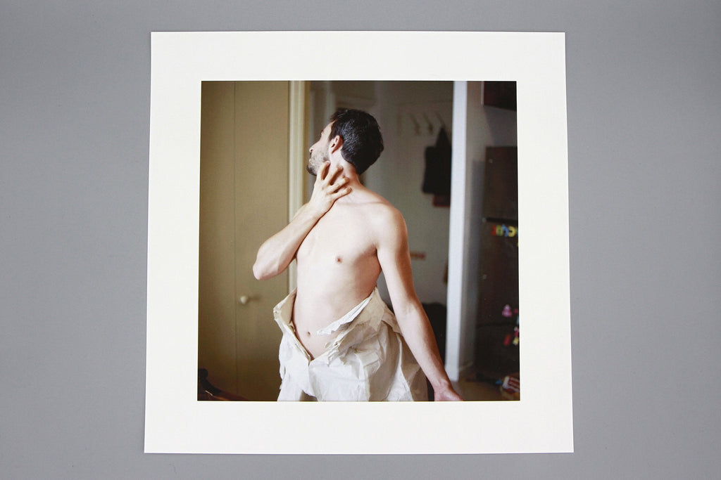 Young Man Portrait Art, The loud speech of the Super Father, Contemporary Art, Hasselblad Analogue Film Photography, Large Color Print