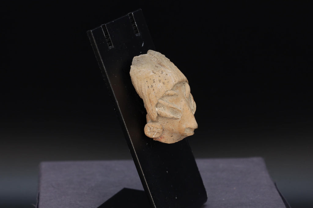 Ancient Chichimeca Quauhchichitl Head Of A Larger Figure From Chupicuaro Culture, Mexican Mesoamerica Art Between The 400 BCE To 200 AD