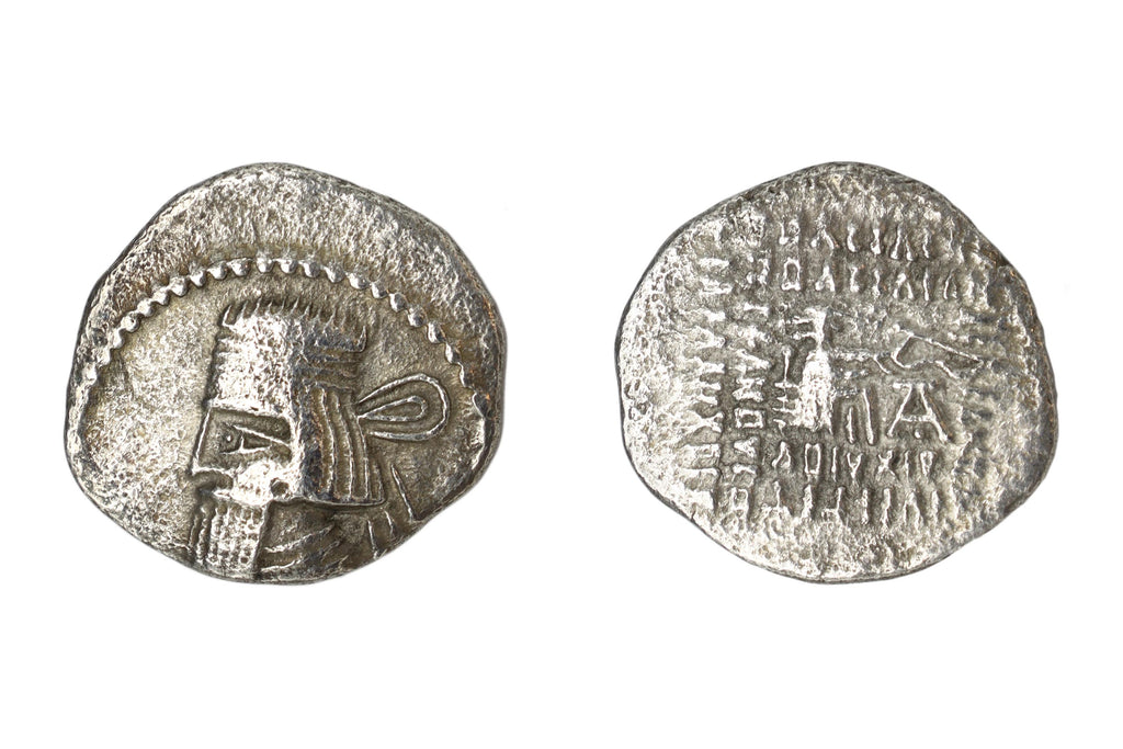 Ancient Silver Coin Drachm, King Of Parthia Artabanus II, Ecbatana Mint 1st Century BCE Numismatics And Collectibles