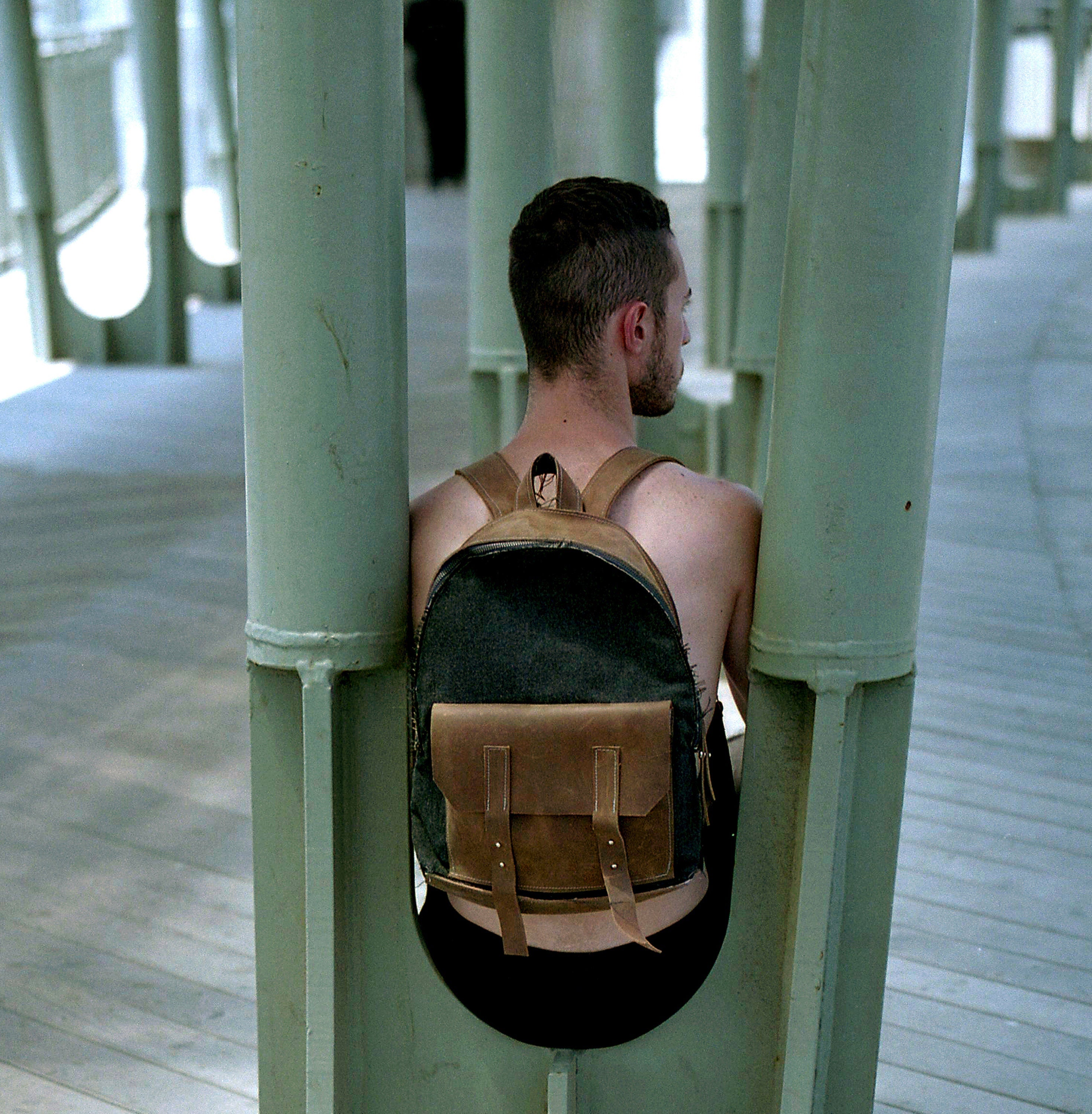Collected Memories From My Youth, Diamond City Israel Contemporary Conceptual Art, Male Portrait Photography Project, High Tech Architecture