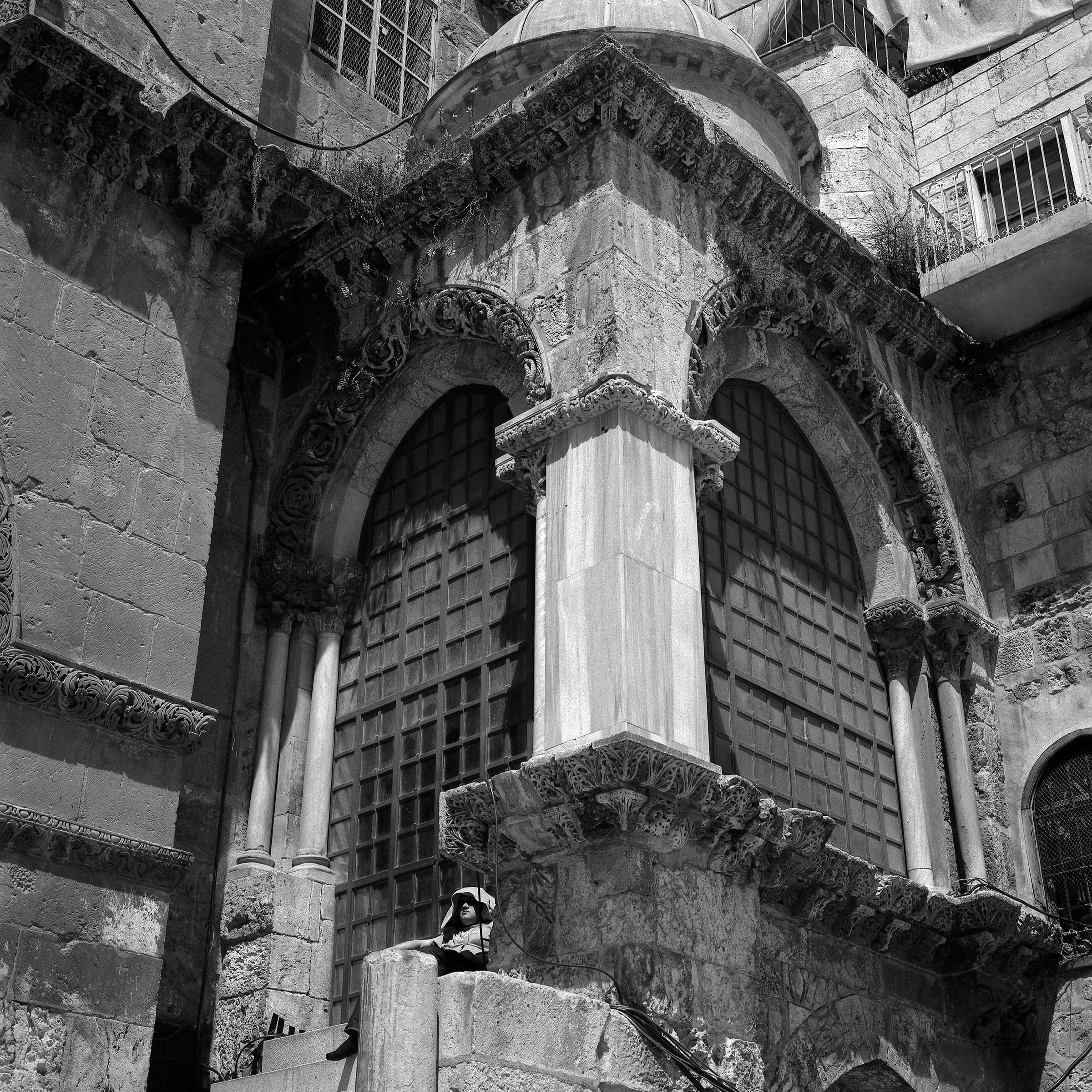 The Siesta Or Nap, Holy Sepulchre Church In Jerusalem, Easter Pilgrimage To Holy Land, The Calvary Golgotha Hill, Hasselblad Photo Prints