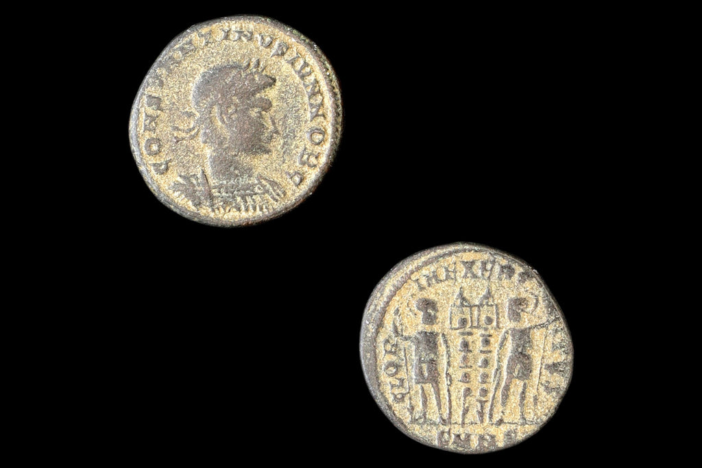 Ancient Roman Empire, Reduced Follis Bronze Coin By Constantius II, Nicomedia Mint, 4th Century AD, Numismatics And Historical Collectibles