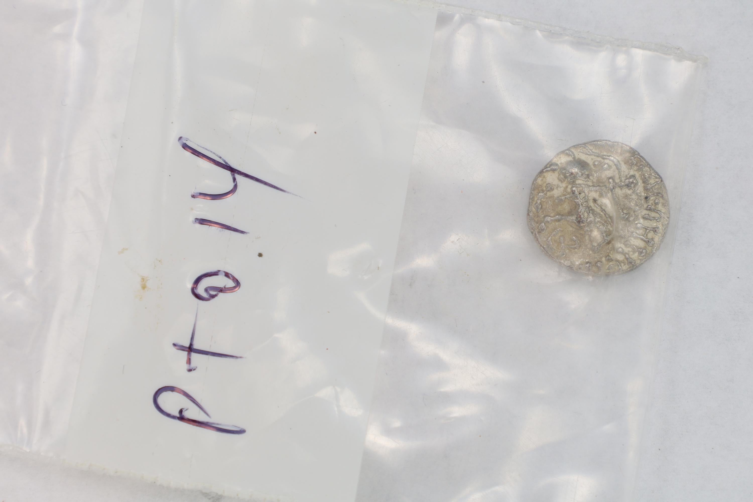 Ancient Hellenistic Central Asia, Small Drachm 1st Century BCE, Indo Scythian Coin Of Kingdom Azes I. Numismatics, Collectibles, Antiquities
