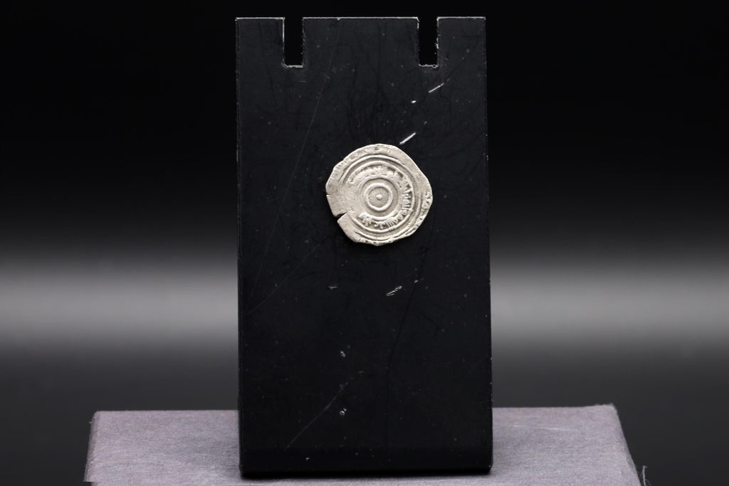 Medieval Egypt, Fatimids, al-Aziz Billeh, Fractional Value Of Half Dirham, Silver Coin With Arabic Calligraphy. Numismatics Collectibles