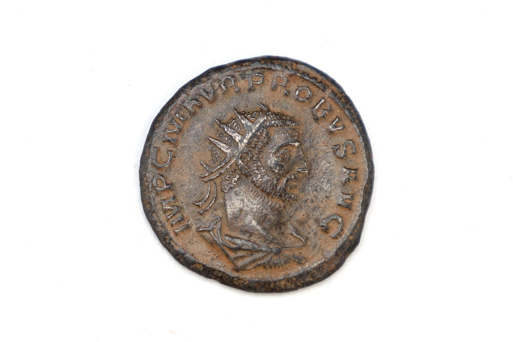 Ancient Roman Empire Coin, Probus Emperor, Bronze Silvered Antoninianus, CLEMENTIA TEMP, Numismatics And Historical Collectibles