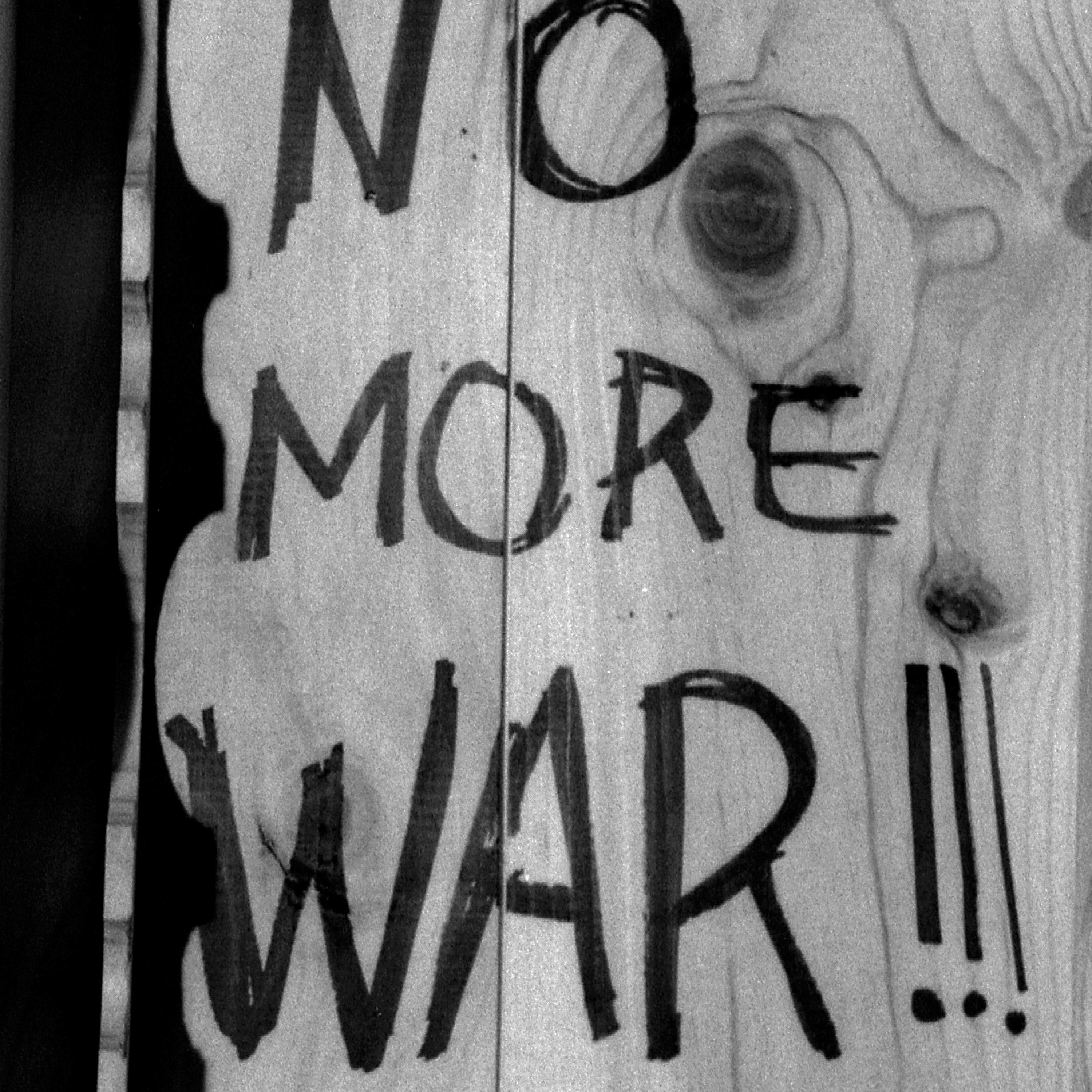 No More War Unless Its Commanded By Andy Warhol, Contemporary Conceptual Art Print, Black And White Film Photography, Dark Goth Aesthetics