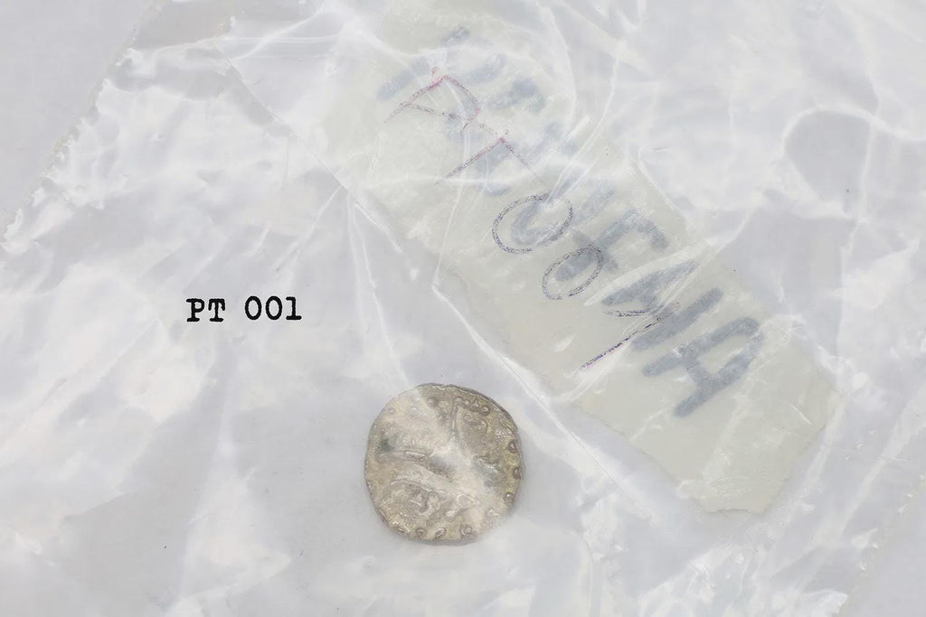 Ancient Hellenistic Central Asia, Small Drachm 1st Century BCE, Indo Scythian Coin Of Kingdom Azes I. Numismatics, Collectibles, Antiquities