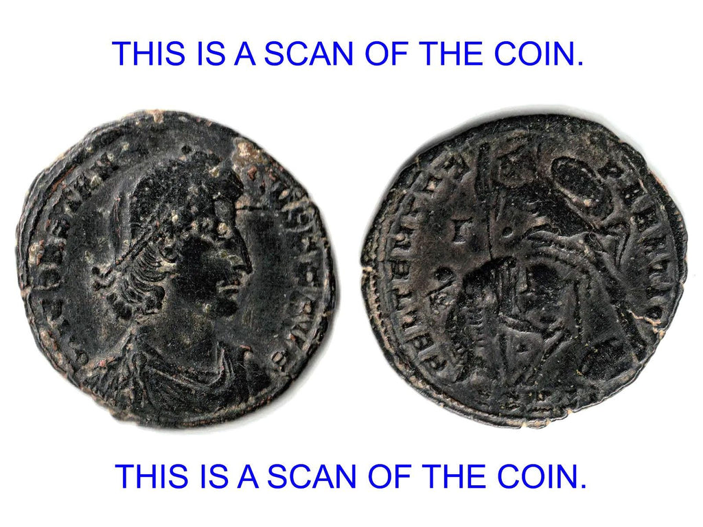 Ancient Rome Nummus Bronze Coin By Emperor Constantius II, Constantinople Mint 4th Century AD, Numismatics And Historical Collectibles